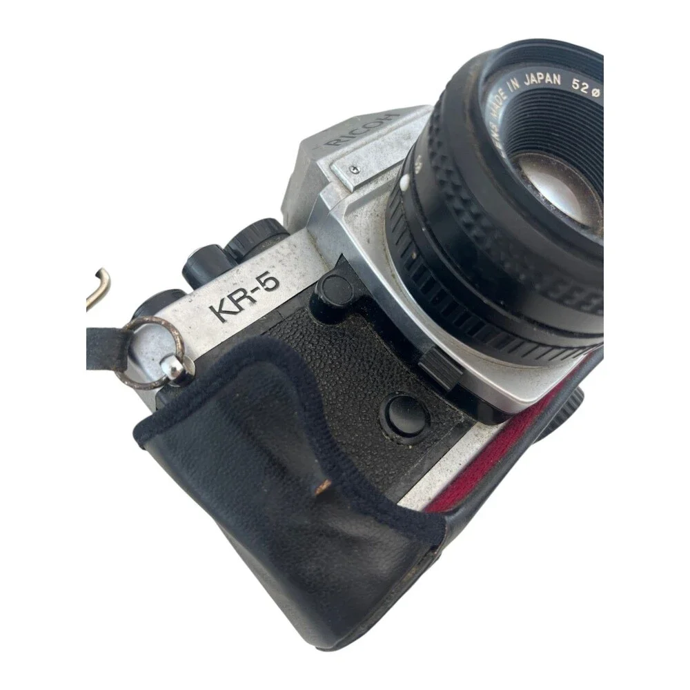 Ricoh KR-5 35mm SLR Film Camera + Lens For Parts